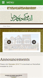 Mobile Screenshot of plashetgrovemasjid.org